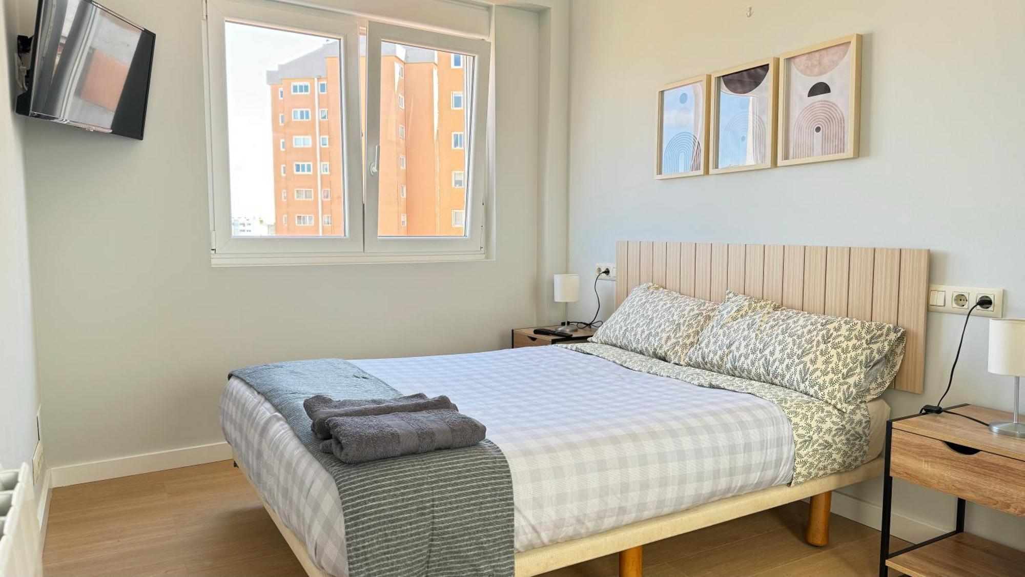 Acogedor apartamento en Ronda Outeiro 210 Corunha Exterior foto